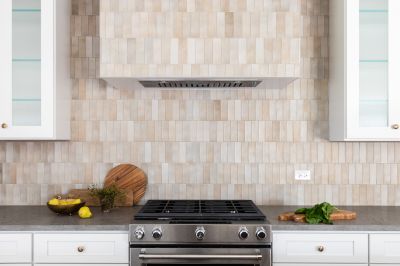 Stove Backsplash Installation